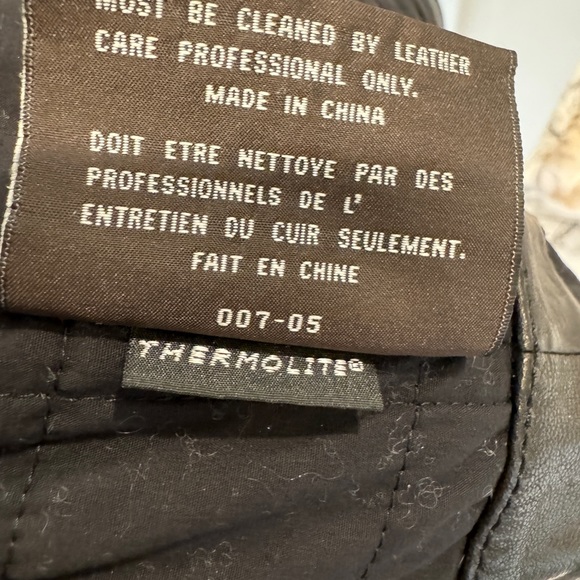 Andrew Marc Leather Jacket sz M - Picture 7 of 9